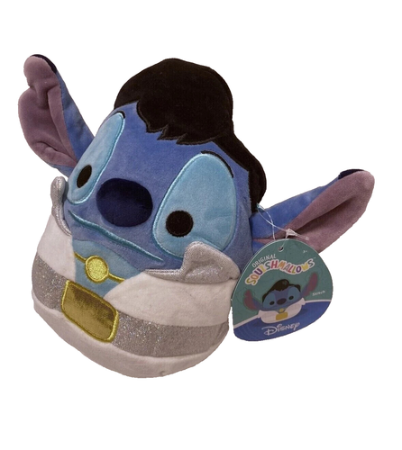 Peluche peluche Squishmallows Lilo & Stitch ELVIS Stitch Disney 8" regalo - Foto 3 di 4