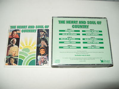 The Heart And Soul Of Country Readers Digest 6 cd set 1991-112 tracks Ex Cond F7