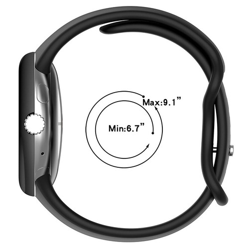 Cinturino di ricambio in silicone per Google Pixel Watch 3 41MM/Watch 3 45MM - Imagen 5 de 28