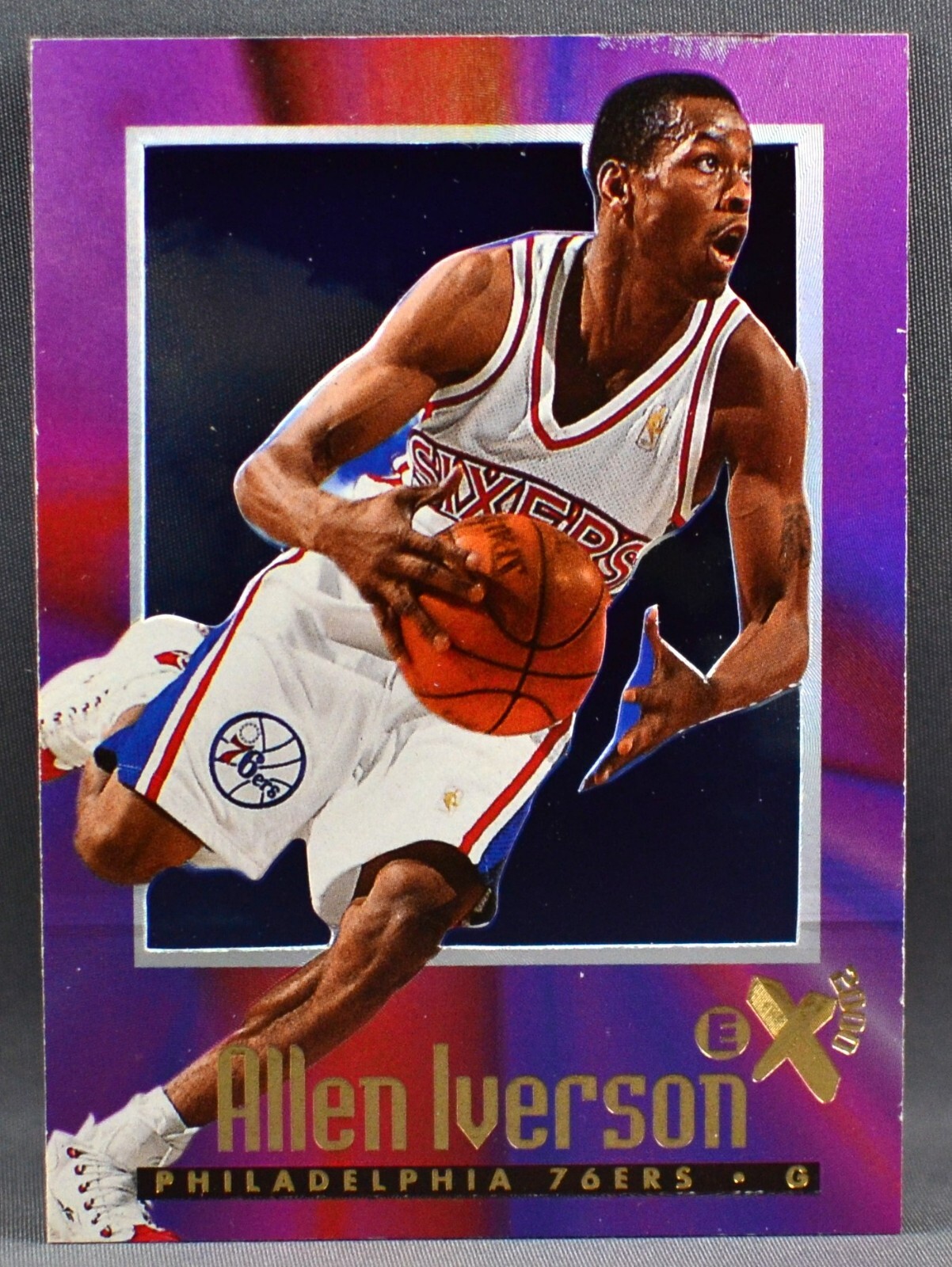 1996-97 Skybox EX 2000 Allen Iverson NBA RC ROOKIE CARD #53PHILADELPHIA 76ERS