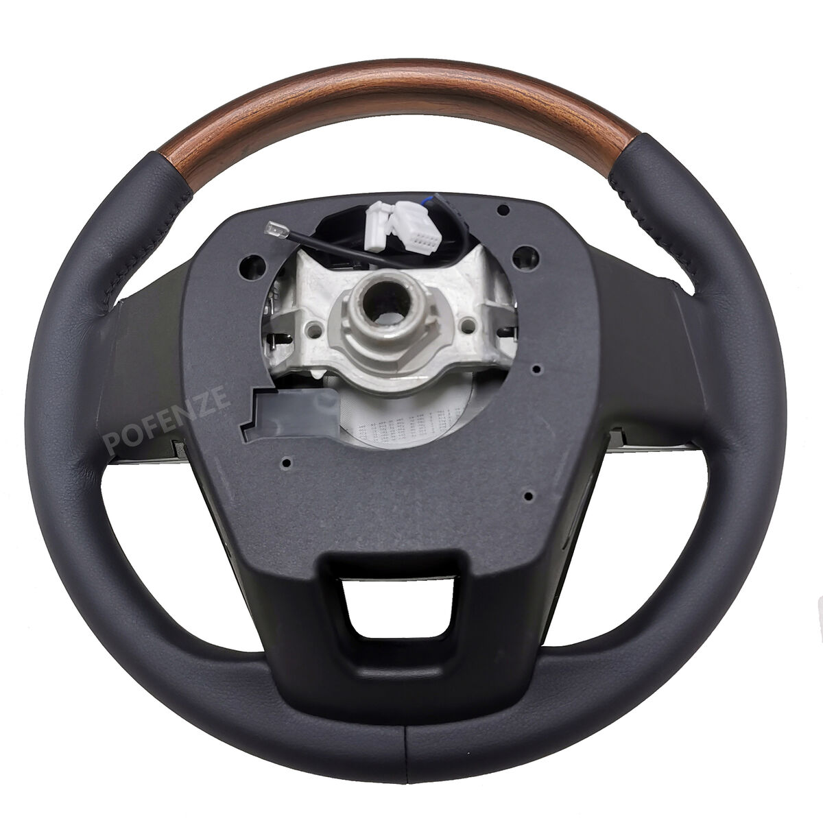 Perforated Leather Wooden Steering Wheel For Land Cruiser Perforated Leather Wooden Steering Wheel For Land Cruiser