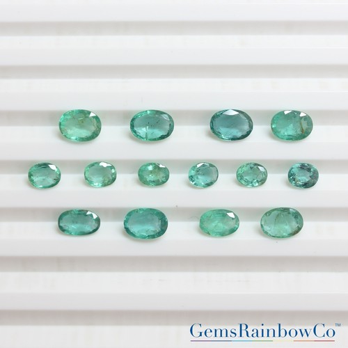 Natural Emerald Multiple Shape And Size Green Faceted Loose Gemstones, #688. - Picture 20 of 41