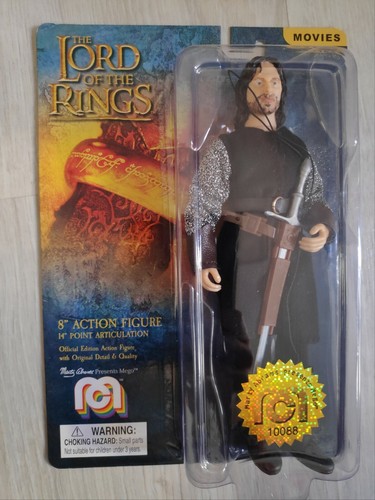 Figura 20 cm Mego Aragorn the lord of the rings señor de los anillos nuevo - Imagen 2 de 3
