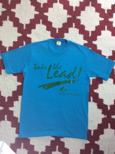 Velva Sheen T Shirt New NOS True Vintage Turquoise Girl Scouts Graphic Size M - Bild 2 von 4