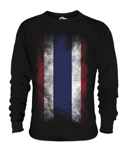 Effetto Consumato Tailandia Mueang Maglione Bandiera Tailandese Unisex Sbiadito rO0Yqr