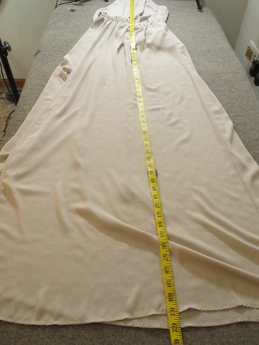 Show Me Your Mumu Dress Women Large Beige Heather Halter Dress Party Resort Maxi - Picture 8 of 12