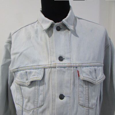 Levi Denim Herren Jeansjacken Brustumfang 40/42 UK M REF (14083)
