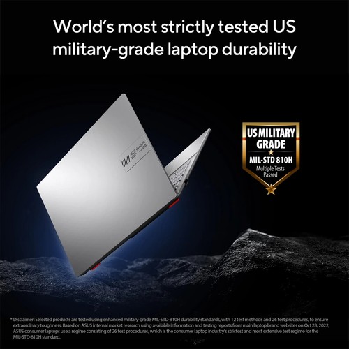 ASUS Vivobook Go 15 Laptop Ryzen 5 7520U 8GB RAM 512GB SSD 15.6" FHD Windows 11 - Picture 16 of 16