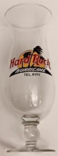 Original Hard Rock TEL AVIV  Hurricane Glass w/ Classic HRC Logo - Rare Find