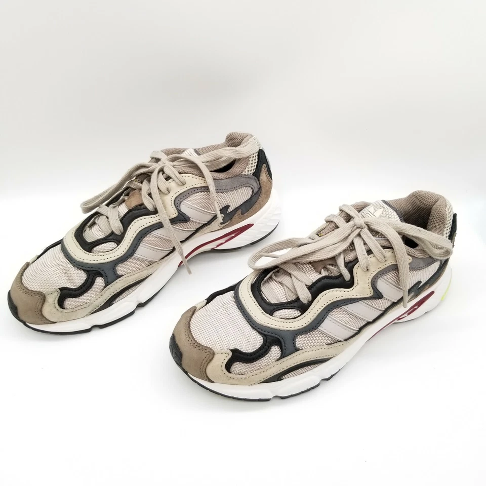 Tênis Adidas Masculino Originals Temper Run Marrom Cinza Preto G27920 EUA 7 - Imagem 3 de 4