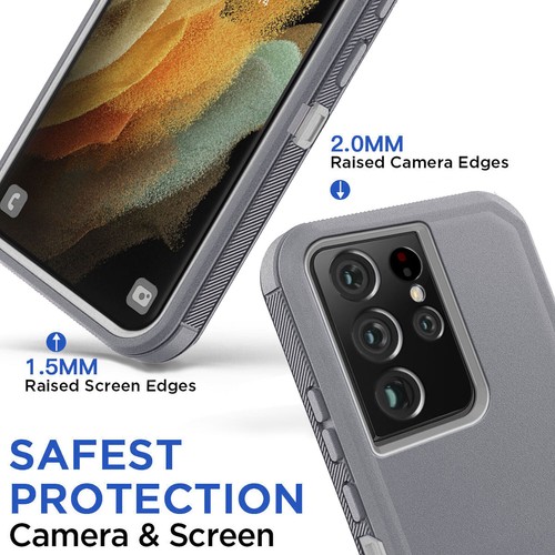 For Samsung S21/S21+/S21 Ultra/S21 FE Heavy Duty Phone Case Cover w/Accessories - Picture 35 of 54