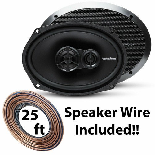 R169X3 Rockford Fosgate Prime 6x9Inch 130W 3Way Speaker With Free