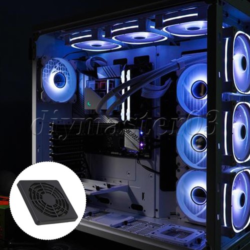 15x Computer Case Fan Grills Filter for PC Plastic Grill Cover 6.5x6.5cm - Afbeelding 3 van 8