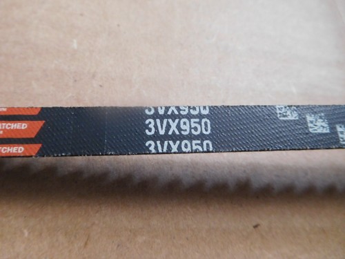 Gates Super HC 3vx950 Yazoo YR-60 mower deck belts set of 2 - Picture 3 of 6
