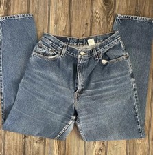 VTG Levi's 550 High Rise Relaxed Fit Tapered Leg Size 14L Long Mom Jeans Tall