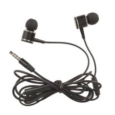 Durable High Quality Excellent Audio Earphones Stereo 3.5mm w/ Mic/Vol Black