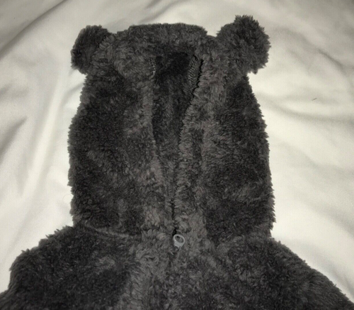 CARTERS BEARS 6-9M SET FAUX FUR CARDIGAN/LT JACKET w“Ears” BODYSUIT & PANTS NWT - Picture 4 of 8