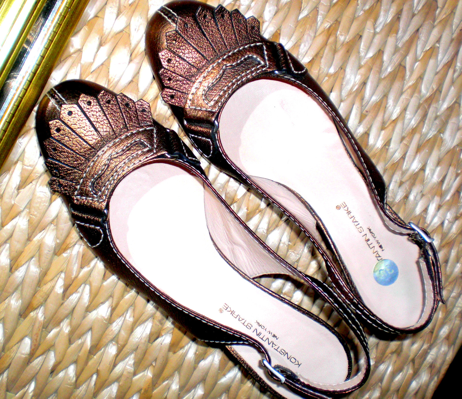 NEU Exclusive Pumps Riemchenpumps STARKE KONSTANTIN STARKE Riemchenpumps Gold Gr.36,5 NP 195.-Euro f0c622 NEU Exclusive Pumps Riemchenpumps STARKE KONSTANTIN STARKE Riemchenpumps Gold Gr.36,5 NP 195.-Euro f0c622