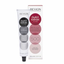 Image of Revlon Professional Nutri Color Creme 500 Purple Red 100ml TUBE 3 in 1 Colour