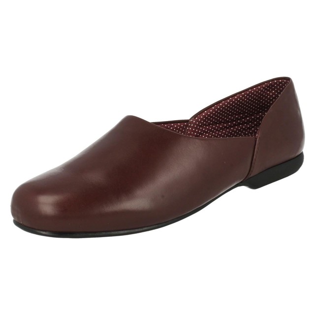 mens clarks house slippers harston lounge burgundy 6 uk g ebay