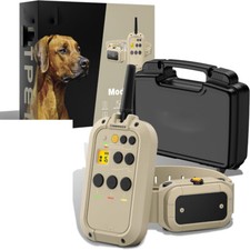 2in1 Dog Shock Collar Training w/ Remote 1/2 Mile IPX7 Waterproof Electric US