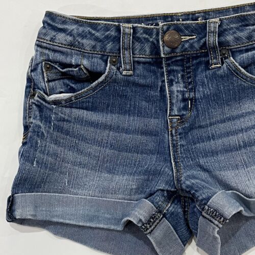 Justice Jeans Blue Denim Shorts Size 10R - Picture 3 of 10