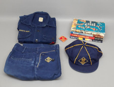 Vintage Cub Scout BSA Uniform Shirt Pants Hat Books Patches