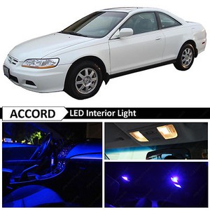 Details About 10x Blue Led Interior Map Dome Lights Package Fits 1998 2002 Honda Accord Coupe