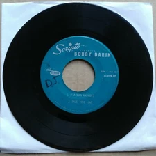 BOBBY DARIN If A Man Answers EP Scripto Inc. 45 7" POP ROCK Record Records Vinyl