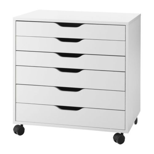 Ikea Alex Drawer Unit On Casters White Home Office New 401 962 41