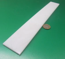 Hdpe White Bar 3/16" (.188") Thick x 1.75" Wide x 12" Long, 12 Pcs, 12 Ft Total