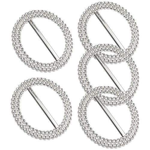 Plastic Rhinestone Diamante Round/heart Shape Slider Buckle for Chair Decoration - Picture 11 of 25