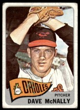 1965 Topps Dave McNally Baltimore Orioles #249