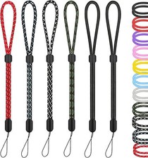 Hand Wrist Strap Lanyard, 6 Pack 9.5inch Adjustable Nylon Wristlet Straps