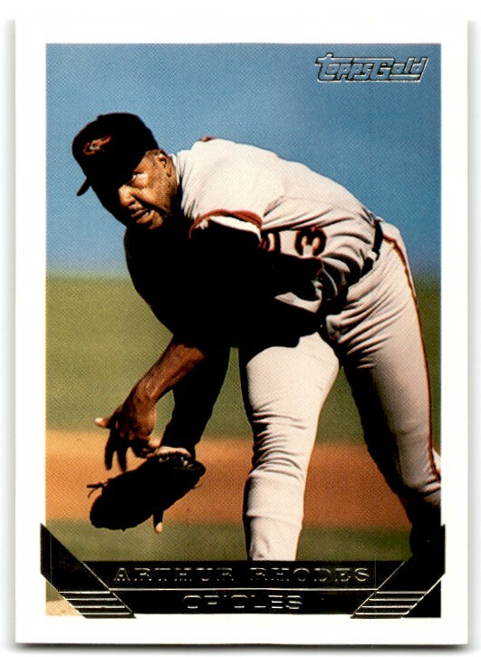 1993 TOPPS GOLD ARTHUR RHODES BALTIMORE ORIOLES #554