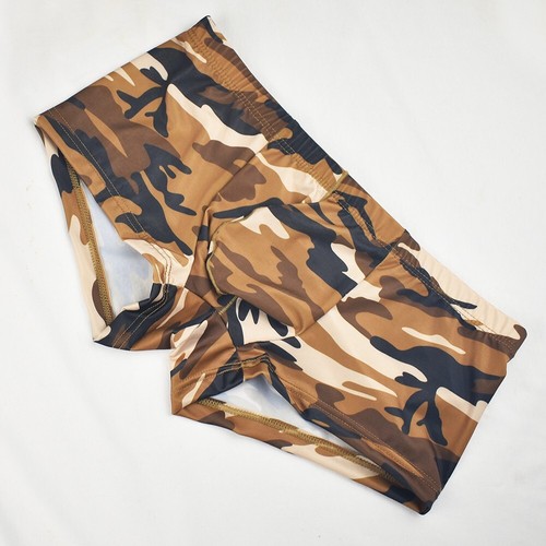 Sexy Low Rise Men's For Boxer Briefs Camo Pattern Underwear Pouch Shorts Hot - Picture 7 of 17