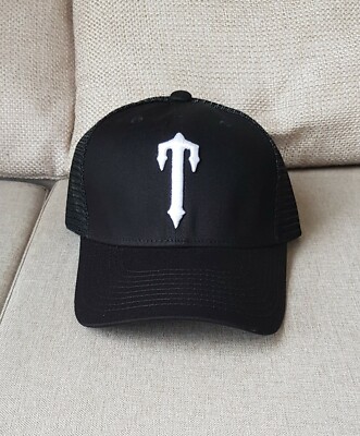 新品未使用Trapstar Londonキャップ Trapstar Irongate Trucker Mesh Black White Cap Hat Baseball