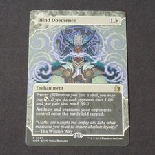 Blind Obedience 1 MTG Wilds of Eldraine: Enchanting Tales (WOT) Rare NM