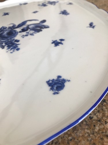 ANTIGUA BANDEJA DE PORCELANA LUDWIGSBURG PORCELANA AZUL BLANCO decoración de mesa - Imagen 4 de 9