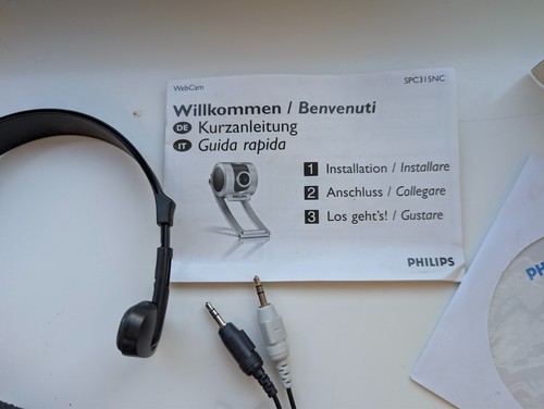 Philips Headset SHM 2000 + Webcam SPC 315NC | OVP - Photo 7/9