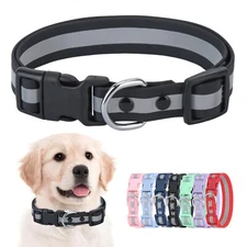 Waterproof Dog Collar - Reflective Adjustable Collar Durable Collars for Smal...