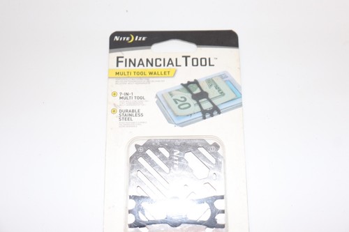 Nite-Ize Financial Tool / Multi Tool Wallet/ Stainless Steel - Picture 2 of 3