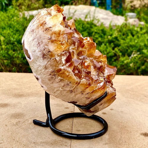 5.02LB Brazilian yellow crystal block hand cutting heart-shaped treatment - 第 12/13 張圖片