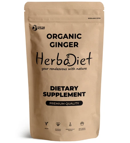 Organic Ground Ginger Root Powder Superior Quality Digestion Reflux Zingiber