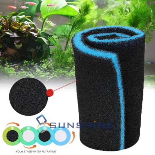 19" ROLL Blue Bonded Aquarium Media Pad 19" x 16" Fiber Floss Filter Material - Picture 2 of 8
