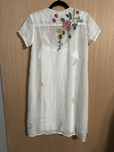Vestido túnica con cortina Adele Johnny Was nuevo con etiquetas, talla XS *DEFECTO - Imagen 6 de 11