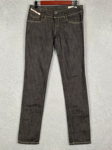 Diesel Jeans Women's Size 27 X 32 Black Matic Was… - image 1