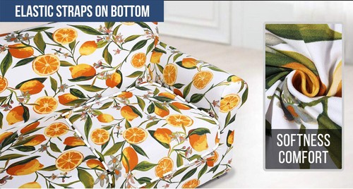 Grass Plant Level Stretch Sofa Cover Lounge Couch Slipcover Recliner Protector - Bild 10 von 11