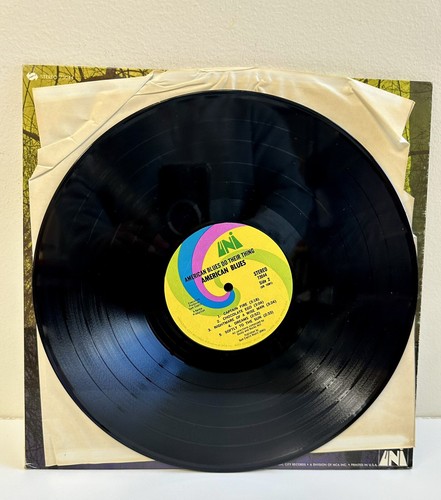 AMERICAN BLUES: do their thing Uni Records 12" LP 33 RPM EX Promo Sticker - Picture 3 of 4