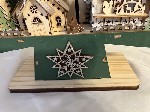 Christmas Tree Mini Village House LED Light Up Rare! READ - Picture 19 of 24